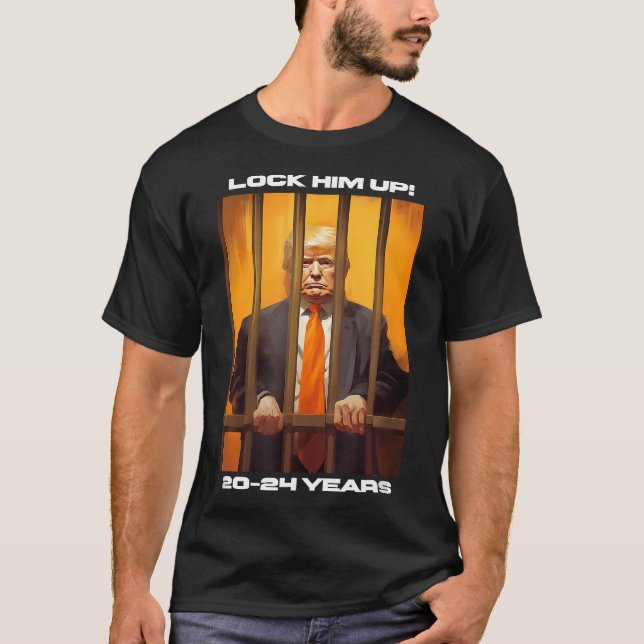 Camiseta Donald Trump lleva años en prisión (Anverso)