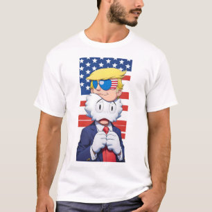 Camiseta Donald Trump MAGA 2024 Estilo de kaws de arte mode