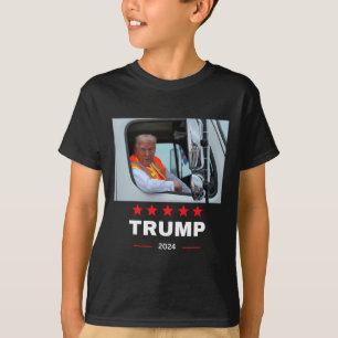 Camiseta Donald Trump monta en camión de basura 2
