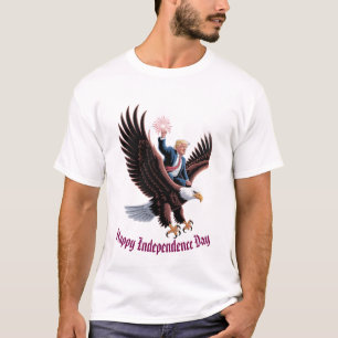Camiseta Donald Trump montando Personalizado de arte del ág