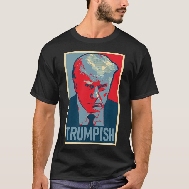 Camiseta Donald Trump Mug Shot (Anverso)