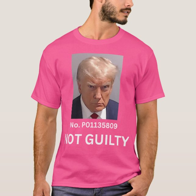 Camiseta Donald Trump Mug Shot (Anverso)
