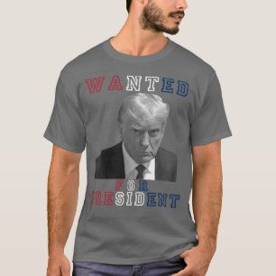 Camiseta Donald Trump Mugshot quiere ser presidente 2024