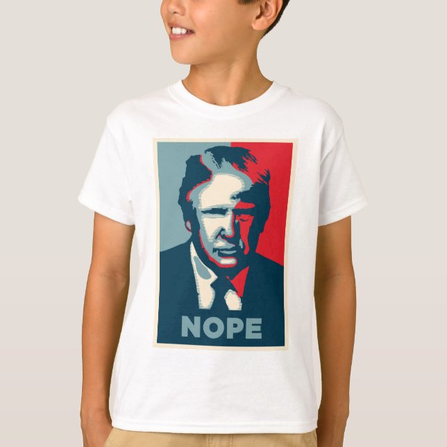 Camiseta donald trump nope (Anverso)