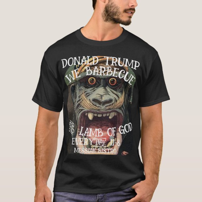CAMISETA DONALD TRUMP NOSOTROS ASAMOS AL CORDERO DE DIOS TO (Anverso)
