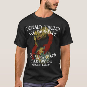 CAMISETA DONALD TRUMP NOSOTROS HACEMOS BARBACOA EL CORDERO 