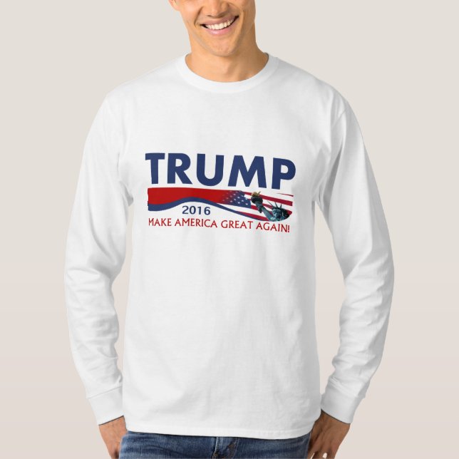 Camiseta Donald Trump para el presidente (Anverso)