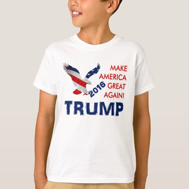 Camiseta Donald Trump para el presidente (Anverso)