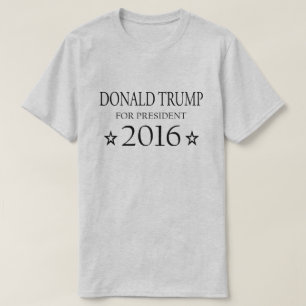 Camiseta Donald Trump para el presidente 2016