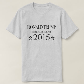 Camiseta Donald Trump para el presidente 2016