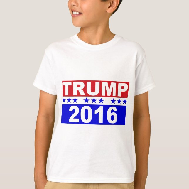 Camiseta Donald Trump para el presidente 2016 (Anverso)