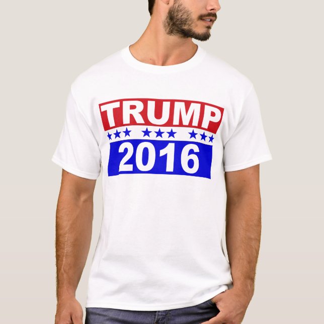 Camiseta Donald Trump para el presidente 2016 (Anverso)