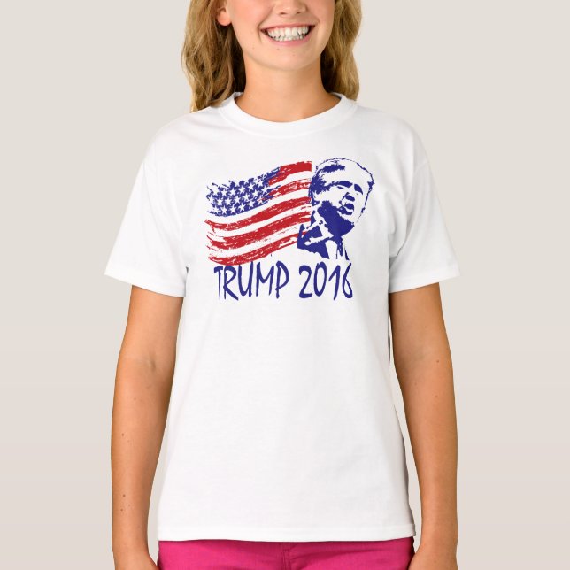 Camiseta Donald Trump para el presidente 2016 - republicano (Anverso)
