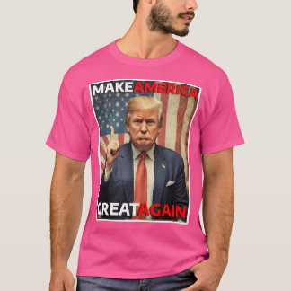 Camiseta Donald Trump para la presidencia 2024 - Hacer a Es