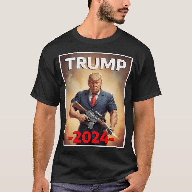 Camiseta Donald Trump para la presidencia 2024 - Maga (Anverso)