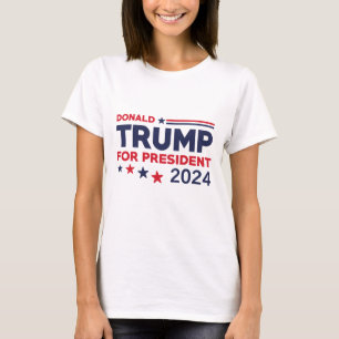 Camiseta Donald Trump para presidente 2024