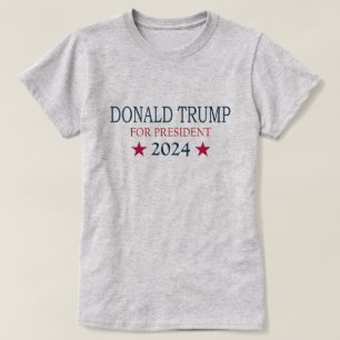 Camiseta Donald Trump para presidente 2024