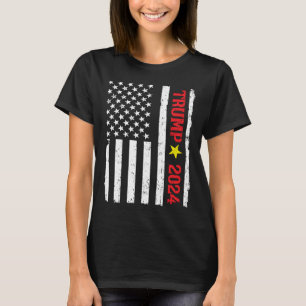 Camiseta Donald Trump para presidente 2024