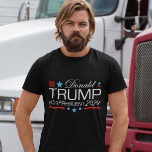 Camiseta Donald Trump para presidente 2024