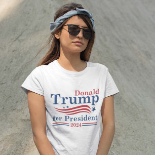 Camiseta Donald Trump para presidente 2024