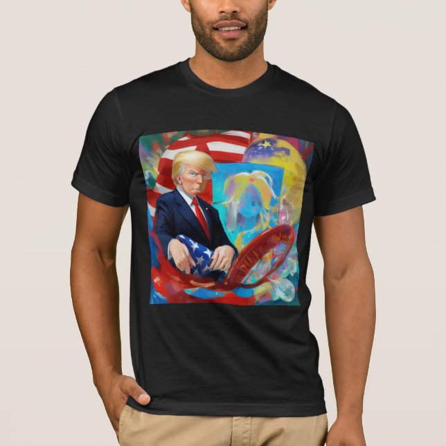 Camiseta Donald Trump para presidente 2024 (Anverso)