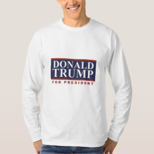 Camiseta Donald Trump para presidente Campaign Sign 2016