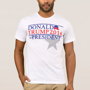 Camiseta Donald Trump para presidente T-Shirt