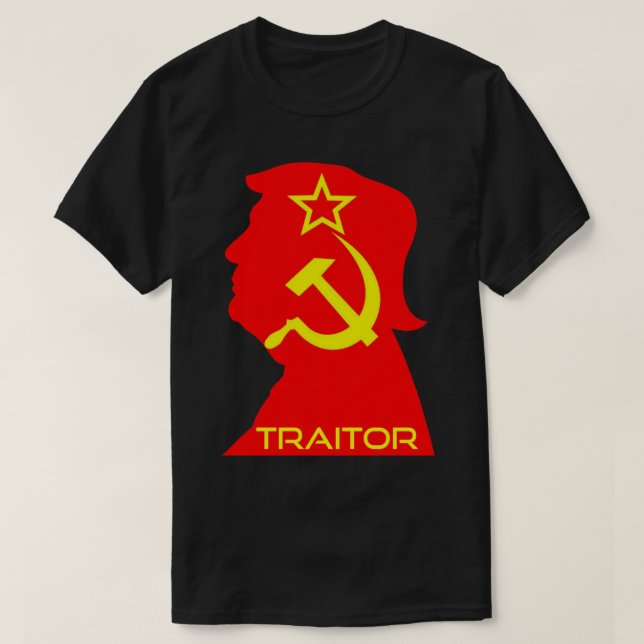 Camiseta Donald Trump - Pegatina traidor.png (Diseño del anverso)