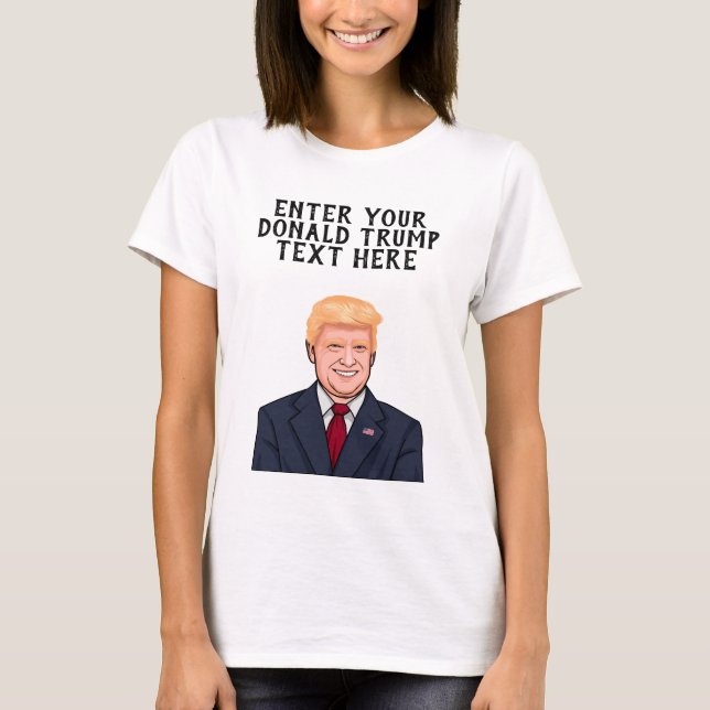 CAMISETA DONALD TRUMP PERSONALIZADO (Anverso)