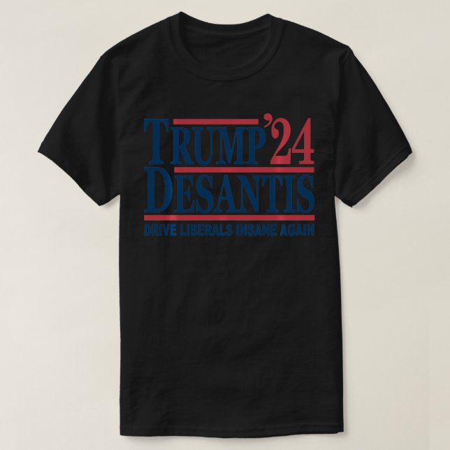 Camiseta Donald Trump Ron DeSantis 2024  (Diseño del anverso)