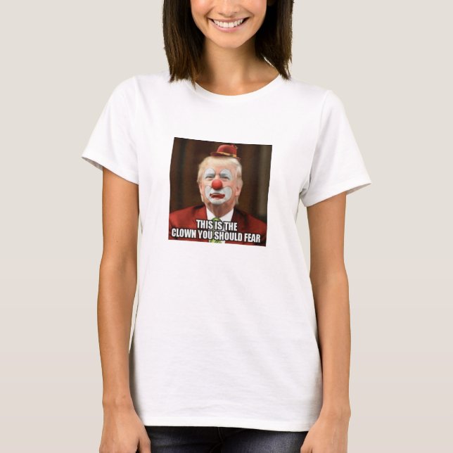 CAMISETA DONALD TRUMP SCARY CLOWN (Anverso)