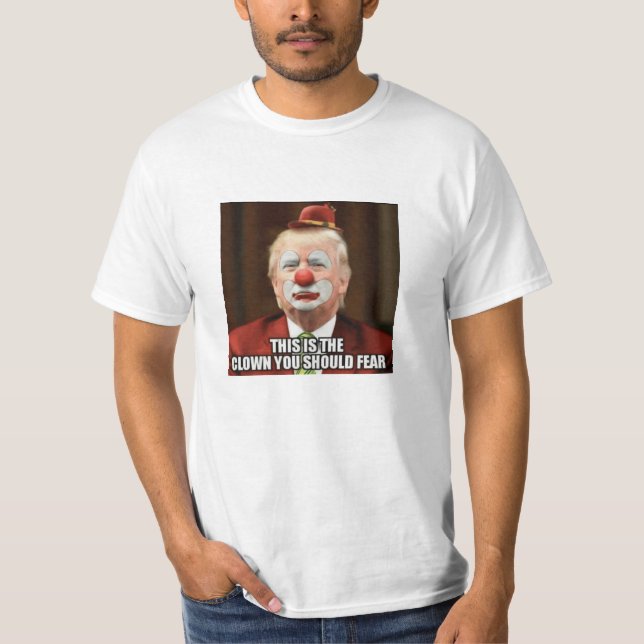 CAMISETA DONALD TRUMP SCARY CLOWN (Anverso)
