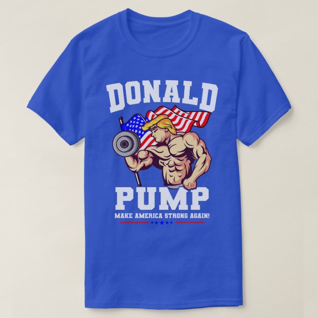 Camiseta Donald Trump se puso fuerte de nuevo en Estados Un (Diseño del anverso)
