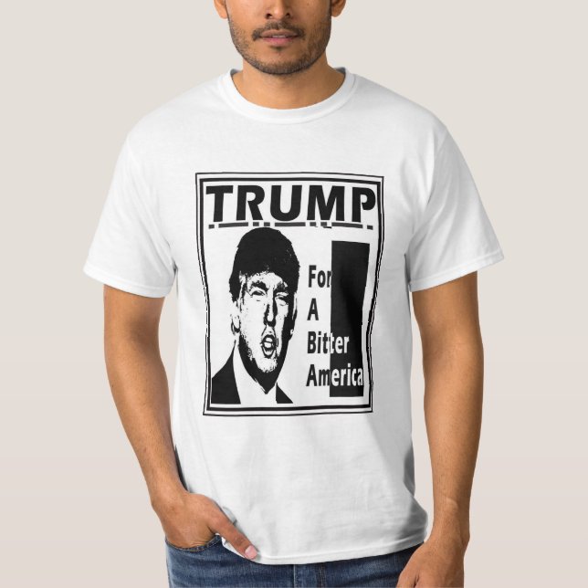 Camiseta Donald Trump: Una América amarga (Anverso)