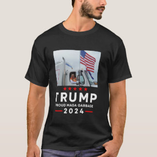 Camiseta Donald Trump viaja en camión de basura