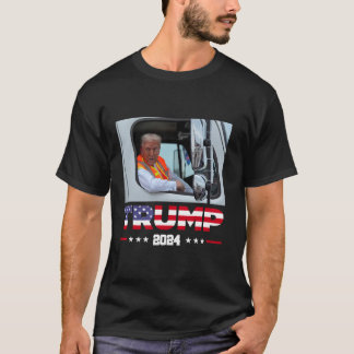 Camiseta Donald Trump viaja en camión de basura