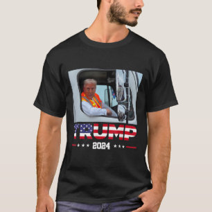 Camiseta Donald Trump viaja en camión de basura 1