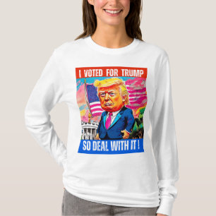 CAMISETA DONALD TRUMP - VOTÉ A FAVOR DE TRUMP, ENTONCES TRA