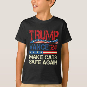 Camiseta Donald Trump vuelve a hacer que los gatos estén se