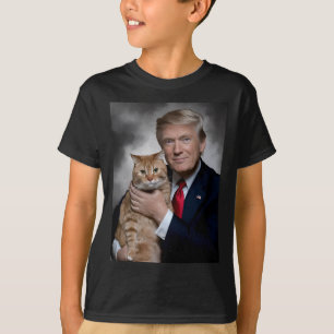 Camiseta Donald Trump Y Cat Funny Trump Y Cat