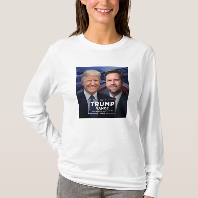 Camiseta Donald Trump y JD Vance (Anverso)