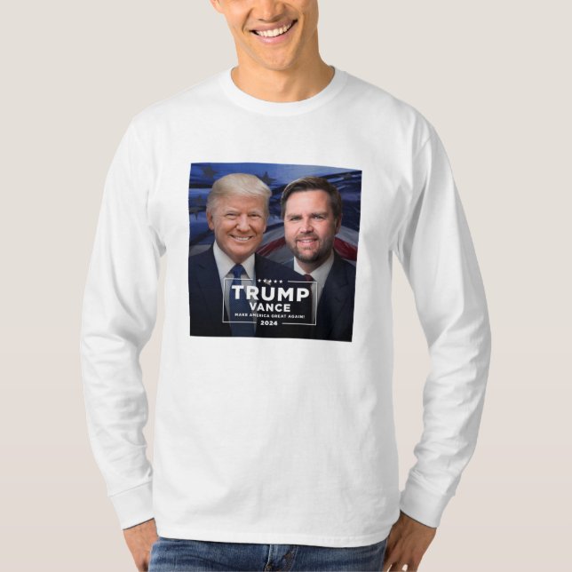 Camiseta Donald Trump y JD Vance (Anverso)