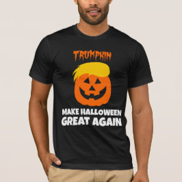 Camiseta Donald Trumpkin hace Halloween grande otra vez