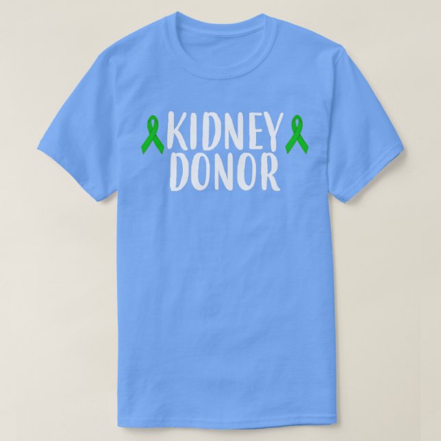 Camiseta donante de dinero transplantador vivo donante vivo (Diseño del anverso)