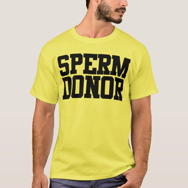Camiseta Donante de la esperma (Anverso)