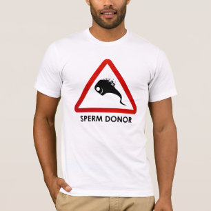 Camiseta donante de la esperma