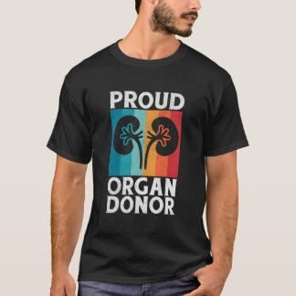 Camiseta Donante de órganos orgulloso