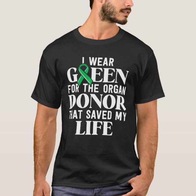 Camiseta Donante de órganos para el trasplante de riñón (Anverso)