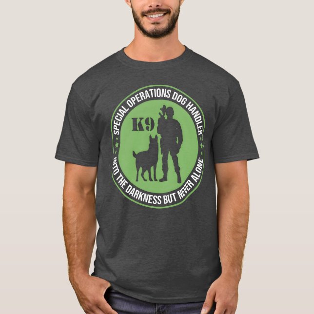 Camiseta Donante de perro de operaciones especiales K9 (Anverso)