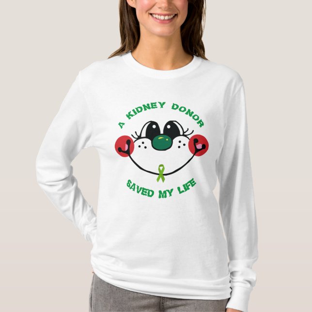 CAMISETA DONANTE DE RIÑÓN SALVÓ MI VIDA (Anverso)